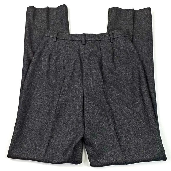 Vintage Giorgio's of Palm Beach Charcoal Wool Blend Career Dress Pants Womens 6 - Picture 4 of 14